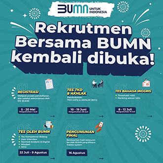 Jadwal Rekrutmen BUMN (Rekrutmen Bersama) 2023 - Timeline Rekrutmen Jadwal Rekrutmen BUMN (Rekrutmen Bersama) 2023 - Timeline Rekrutmen Jadwal Rekrutmen BUMN (Rekrutmen Bersama) 2023 - Timeline Rekrutmen